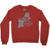 new england, because old england was wicked stupid Crewneck Sweatshirt