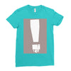 exclamation box Ladies Fitted T-Shirt