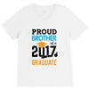 Class of 2017 Proud Brother Graduation V-Neck Tee