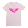 breast cancer wonder woman Ladies Fitted T-Shirt