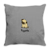 puggable Throw Pillow