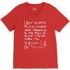 ron swanson's will riddle map parks and recreation V-Neck Tee