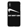 just don't care iPhoneX