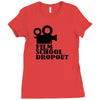 film school dropout Ladies Fitted T-Shirt