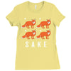 four fox sake Ladies Fitted T-Shirt