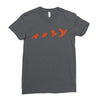 Origami Animal Ladies Fitted T-Shirt
