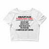 Smartass February Girl Crop Top