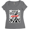 All Might Women's Triblend Scoop T-shirt