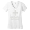orgasm donor Women's V-Neck T-Shirt