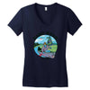 camp myah Women's V-Neck T-Shirt