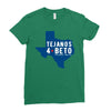 tejanos for beto Ladies Fitted T-Shirt