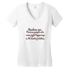 teachers are Women's V-Neck T-Shirt