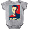 bazinga poster, ideal birthday gift or present Baby Bodysuit