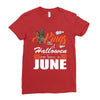 Halloween Kings Are Born In June Ladies Fitted T-Shirt