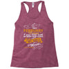 I'm a february woman I was born with my heart Racerback Tank