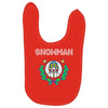 snowman christmas Baby Bibs