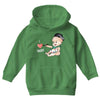 Cute Baby Painter's Dad Love Youth Hoodie