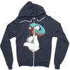 frases Zipper Hoodie