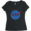 gay Women's Triblend Scoop T-shirt
