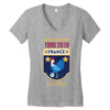 france world champions Women's V-Neck T-Shirt