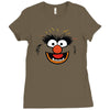 animal face Ladies Fitted T-Shirt