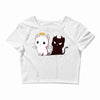 purr evil Crop Top