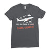 all you need is flight ticket Ladies Fitted T-Shirt