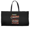 Merry Christmas To Father Of Great Awesome Weekender Totes