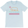 neon sign california republic flag bear T-Shirt
