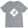 ninja crossing sign V-Neck Tee
