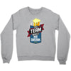 drinking beer Crewneck Sweatshirt