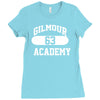 gilmour academy   as worn by dave   pink floyd   mens music Ladies Fitted T-Shirt