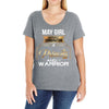 may girl is a perfect combination of princess and warrior Ladies Curvy T-Shirt