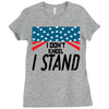 I Don't Kneel Ladies Fitted T-Shirt