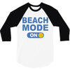 beach mode on 3/4 Sleeve Shirt
