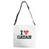i love board games! Adjustable Strap Totes