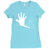 shadow puppet rabbit Ladies Fitted T-Shirt