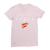 latina power with cute heart Ladies Fitted T-Shirt