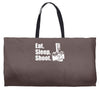v6 eat sleep shoot Weekender Totes