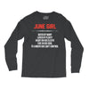 June Girl Hated By Many Long Sleeve Shirts