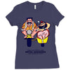 friends (2) Ladies Fitted T-Shirt