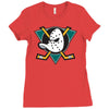 mighty ducks of anaheim Ladies Fitted T-Shirt