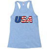 usa 3 Racerback Tank