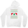 ugly sweater dinosour Unisex Hoodie