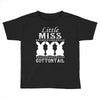 little miss cottontail cute bunny easter Toddler T-shirt