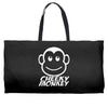 cheeky monkey funny Weekender Totes