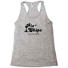 pie and chips   food of the gods Racerback Tank