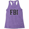 fbi humor Racerback Tank