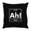 ah, the element of surprise funny periodic table comedy Throw Pillow