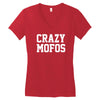 crazy mofos Women's V-Neck T-Shirt